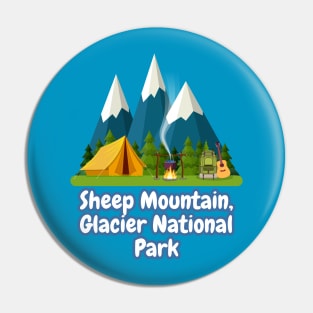 Sheep Mountain, Glacier National Park Pin