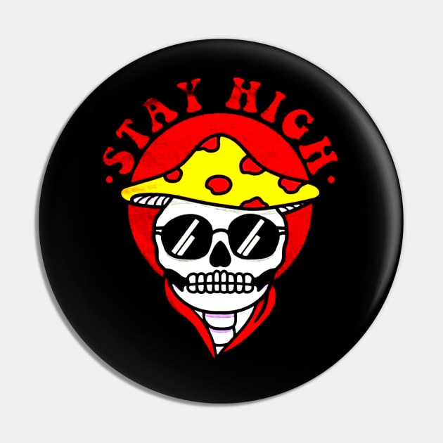 Skull mashroomn Pin by MasterMind_Designer