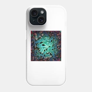 Smash smash turquoise Phone Case