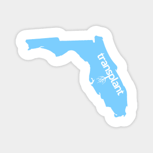 Florida Transplant FL Blue Magnet