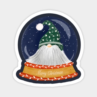 Santa gnome Magnet