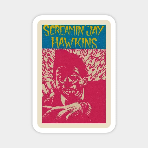 Screamin' Jay Hawkins Magnet by HAPPY TRIP PRESS