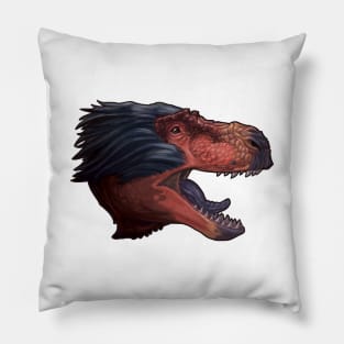 Tyrannosaurus rex (fluffy) Pillow