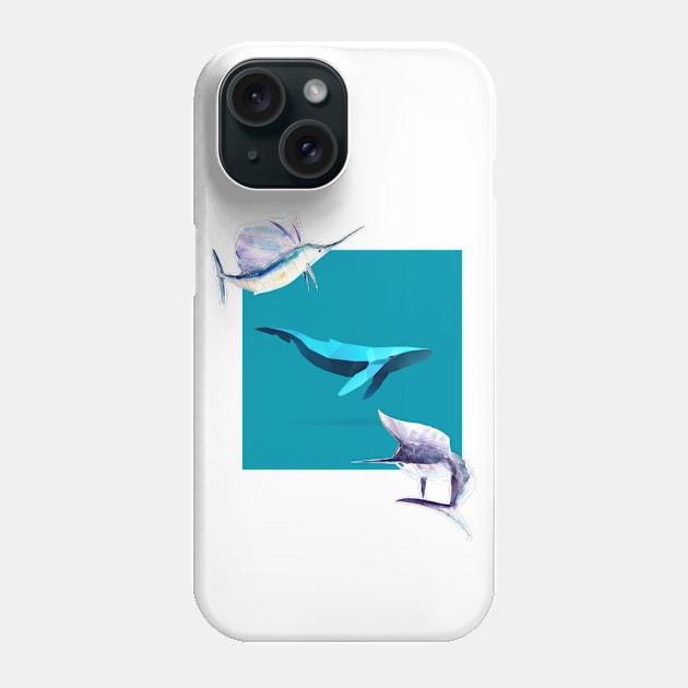 the beast of the sea Phone Case by lone8