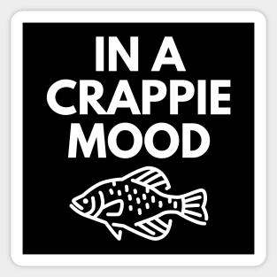 Crappie Fishing Decal, Lake River Crappie Fisherman Vinyl Decal