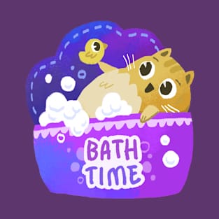 bath time cat T-Shirt