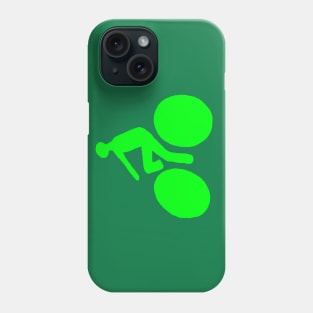 Green bicycle Phone Case