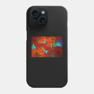 Fiery waves Phone Case