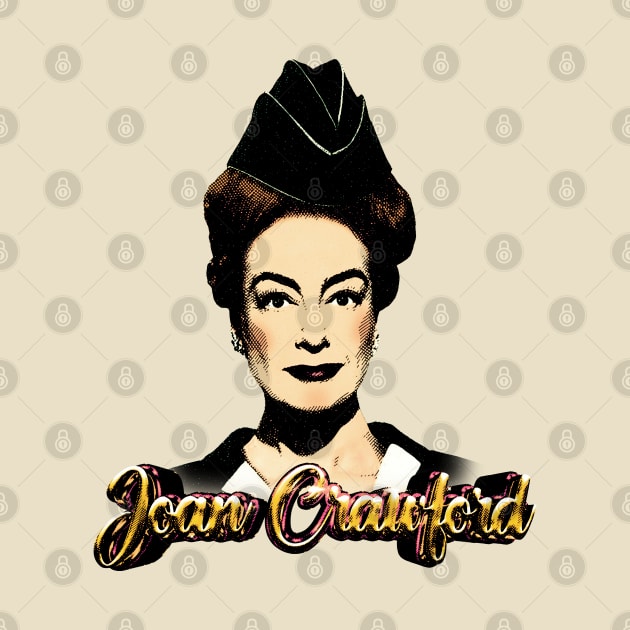 Joan Crawford - Engraving Style by Chase Merch