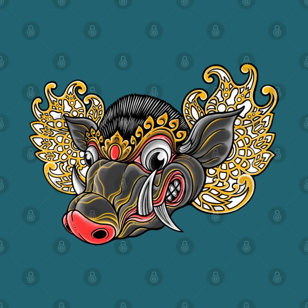 Balinese Barong bangkung by DMD Art Studio