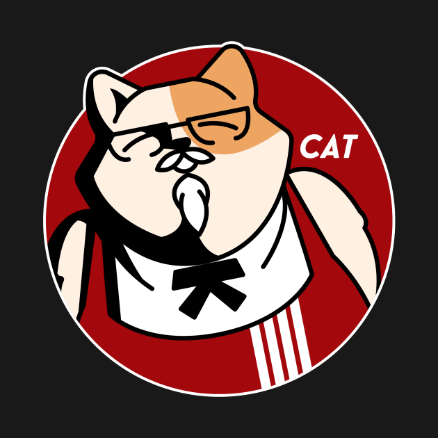 Cat KFC Logo parody by daninw