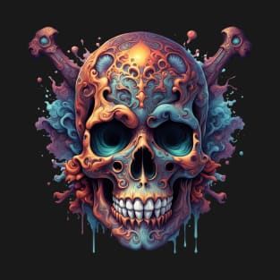 Rusty Vibrant Skull T-Shirt