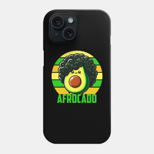 Afrocado - Funny African American Avocado Phone Case