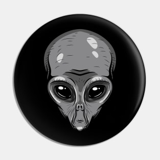 Gray Alien Pin