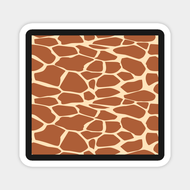 Seamless leopard pattern Magnet by Dawaly