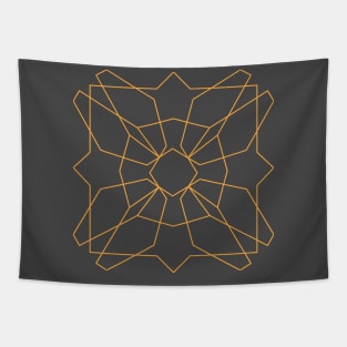 Modern geometric pattern design Tapestry