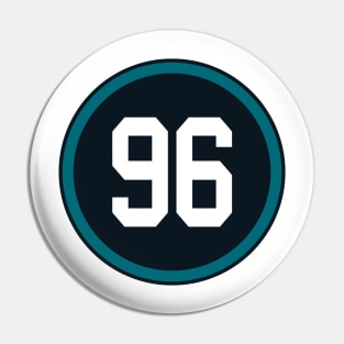 Adam Gotsis Number 96 Jersey Jacksonville Jaguars Inspired Pin