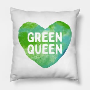 Green Queen - for the plant enthusiast Pillow
