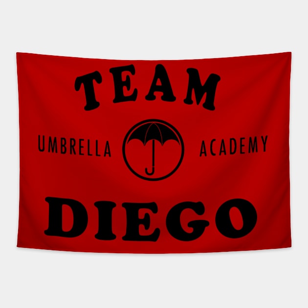 umbrella academy - tean diego Tapestry by gochiii