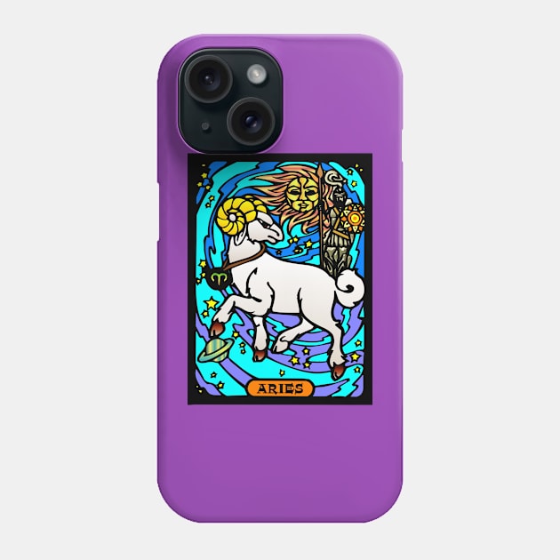 Aries Phone Case by Stozart Custom Designs