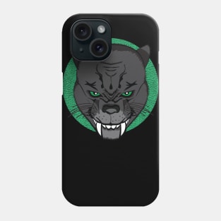 Black Hungry Cat Phone Case