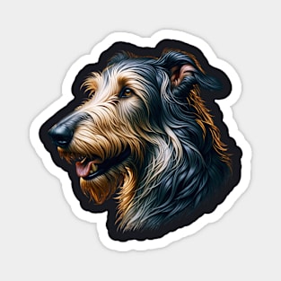 Scottish Deerhound Dog Magnet