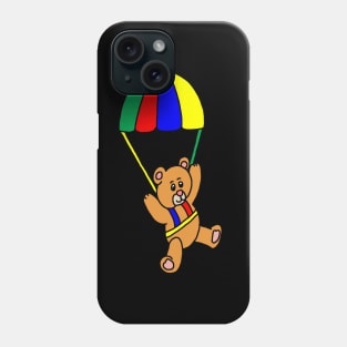 Parachute Teddy Bear Phone Case