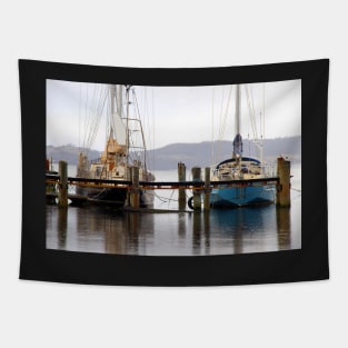 Yachts at Baretta - Tasmania Tapestry