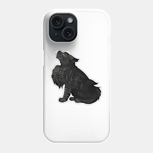 Black Tabby Longhair Phone Case