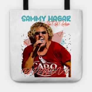 Retro Sammy Hagar The Red Rock Fan Art Design Tote