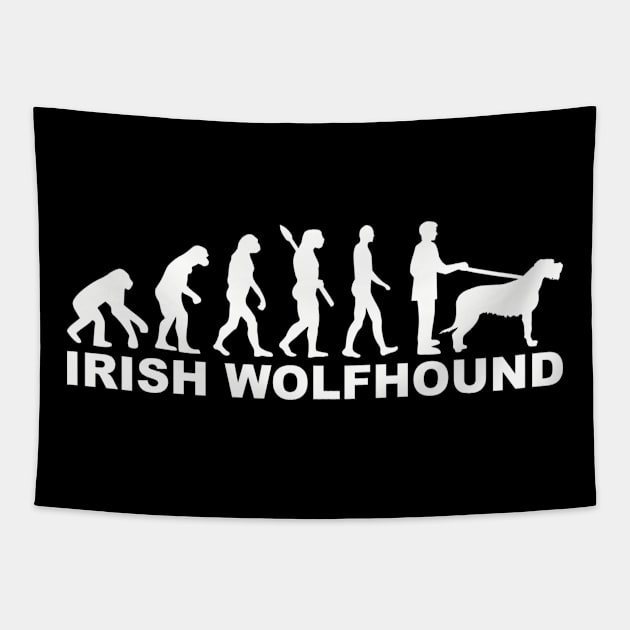 Irish Wolfhound evolution Tapestry by Designzz
