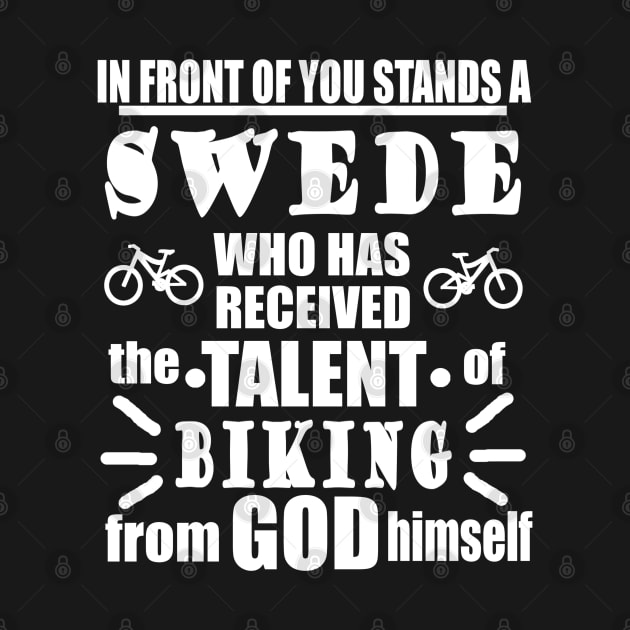 Swede Cycling Cycling Scandinavia by FindYourFavouriteDesign