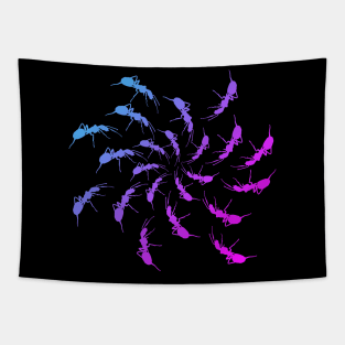 Ants twirl Tapestry