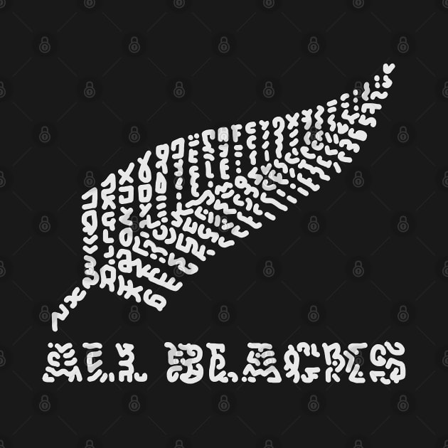 "All Blacks" Rugby Team of New Zealand by Karotene