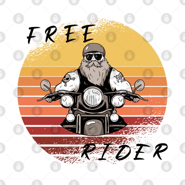 Vintage Sunset Free Rider by DePit DeSign