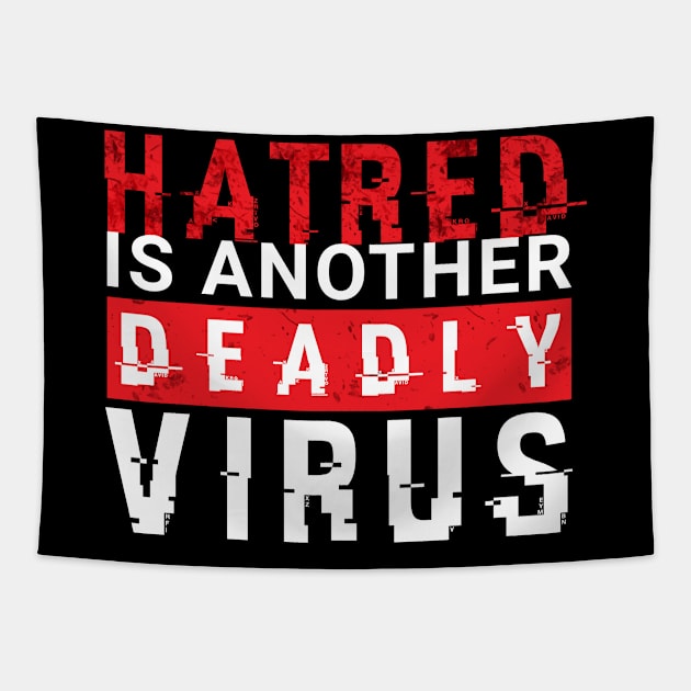 hatred is another deadly virus stop asian hate Tapestry by Ojoy