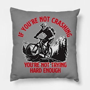 Mountain Bikers Pillow