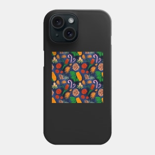 Beautiful Australian Native Christmas Pattern Phone Case