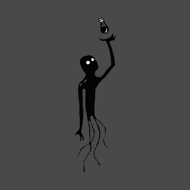 Lightbulb silhouette by xaxuokxenx