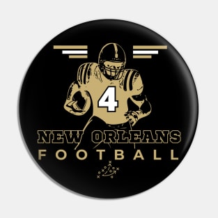 New Orleans Football Vintage Style Pin