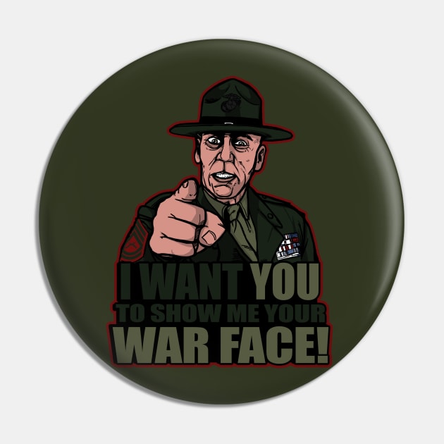 War Face Pin by AndreusD