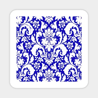 Paisley Blue and White Magnet