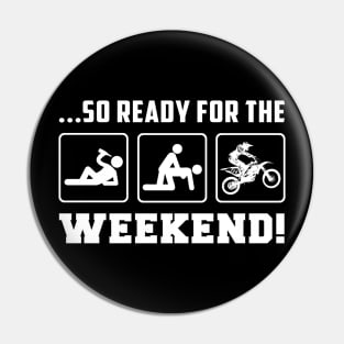 Rev It Up: Beer Dirtbike Weekend Tee for Off-Road Adventures! Pin