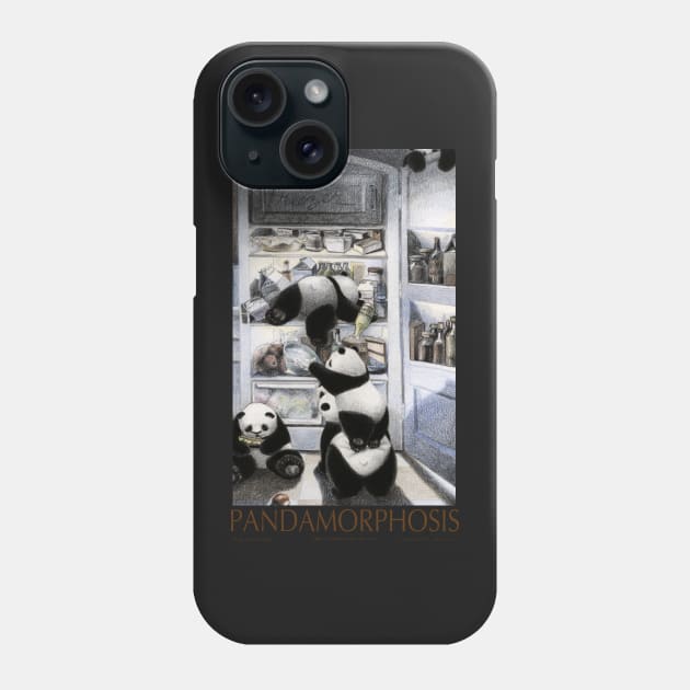 Pandas in the Fridge: Pandamorphosis Phone Case by PandaChronicle