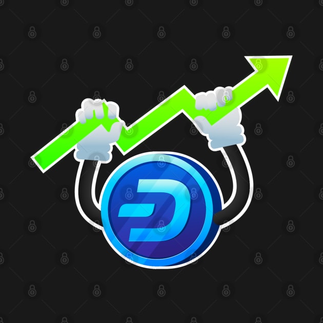 Dash Digital Cash - Dashy Green Arrow by dash