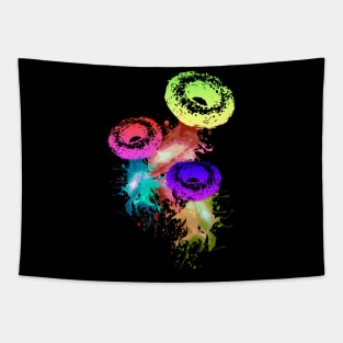 Colorful Donuts - Version 4 Tapestry