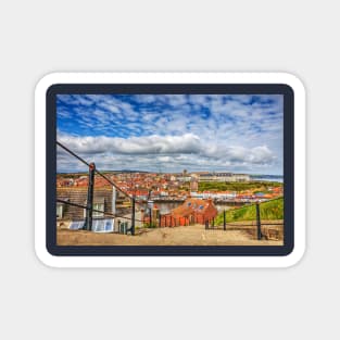 Stunning Whitby, 199 Steps Magnet