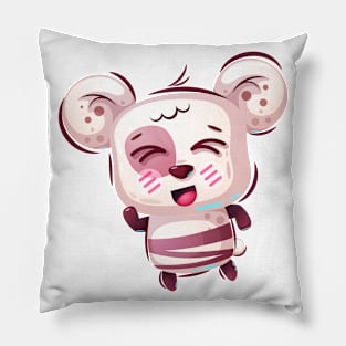 Running Panda Pillow