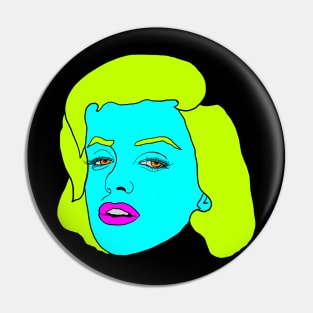 Marilyn Monroe (neon) Pin
