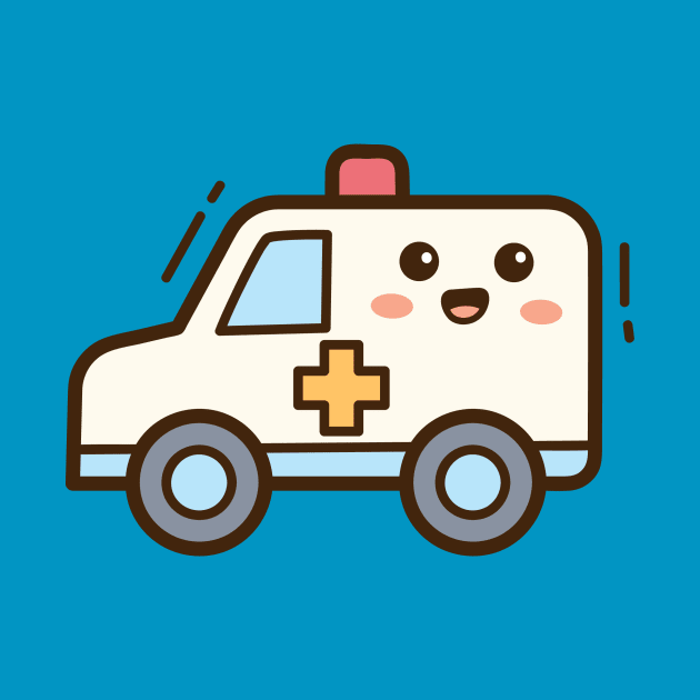 Cute Ambulance by yellowline